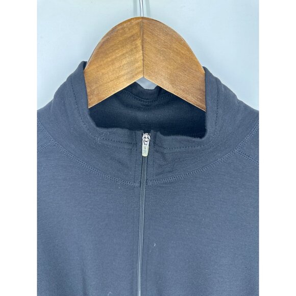 REI Womens UPF 50+ Black Long-Sleeve Half-Zip Performance Shirt Size L - Picture 2 of 8